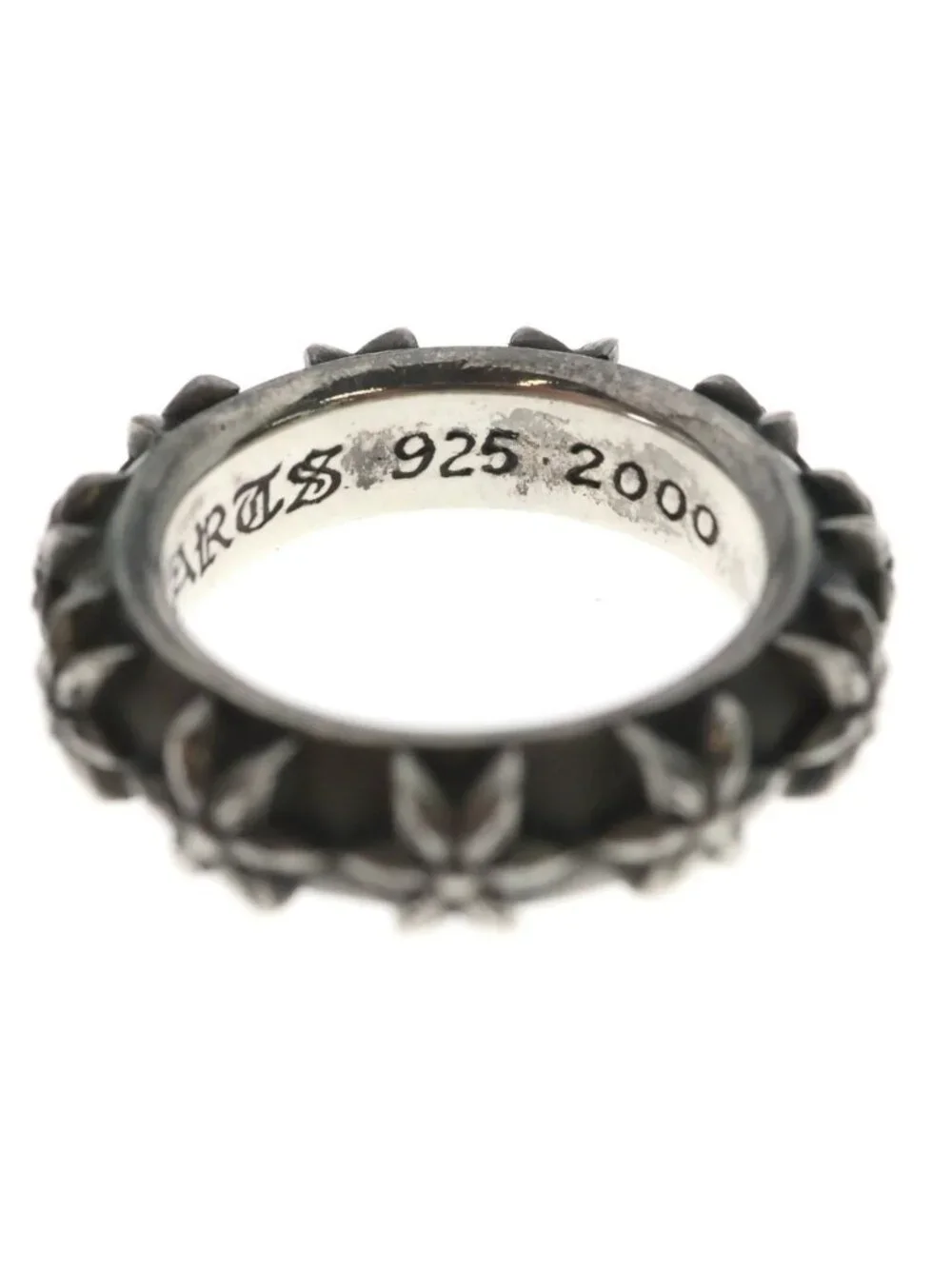 Chrome Hearts Star Band Silver Ring